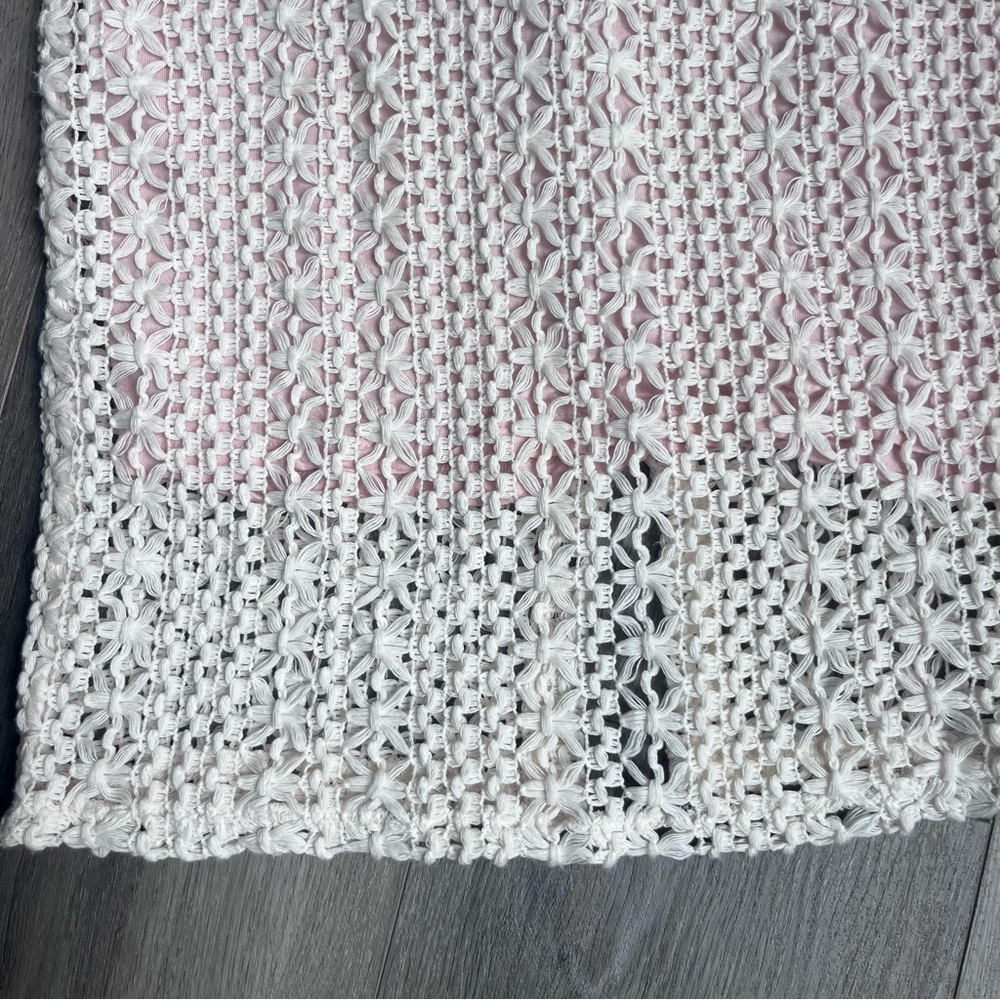 Free People midi skirt crocheted detail size 4 - Picture 3 of 12